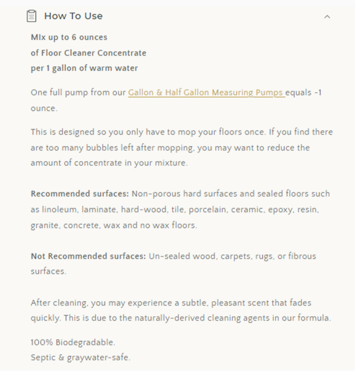 Bulk Eco-Friendly Floor Cleaner