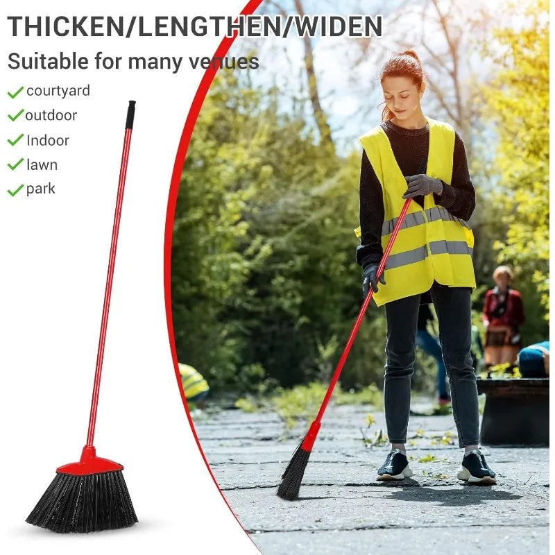 Heavy Duty Commercial Angle Brooms (12-Pack)
