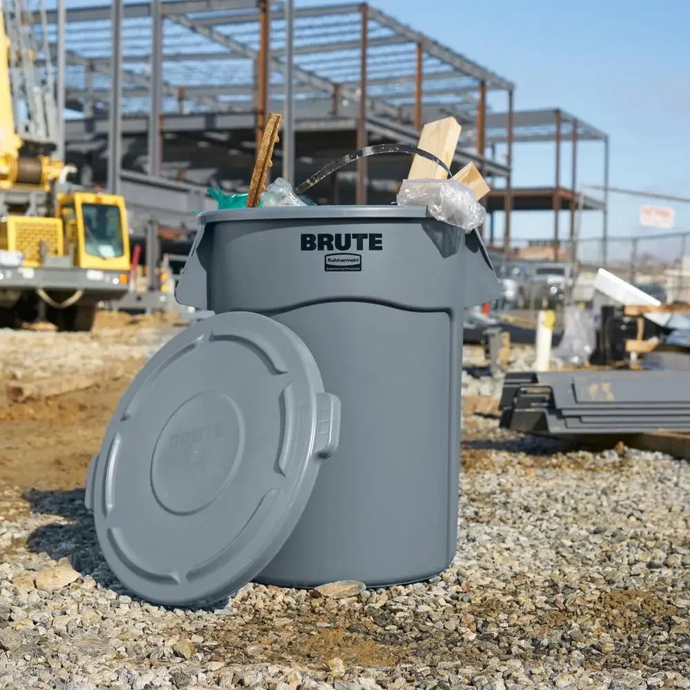 32 Gallon Heavy-Duty Trash Can with Lid