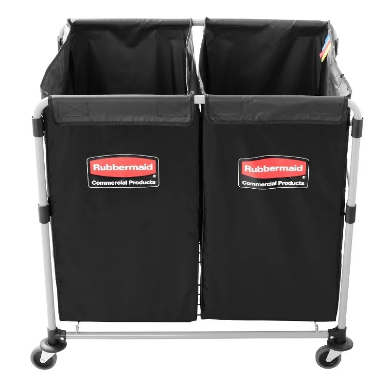 Commercial Collapsible Utility Cart (Split 8 Bushel Bins)