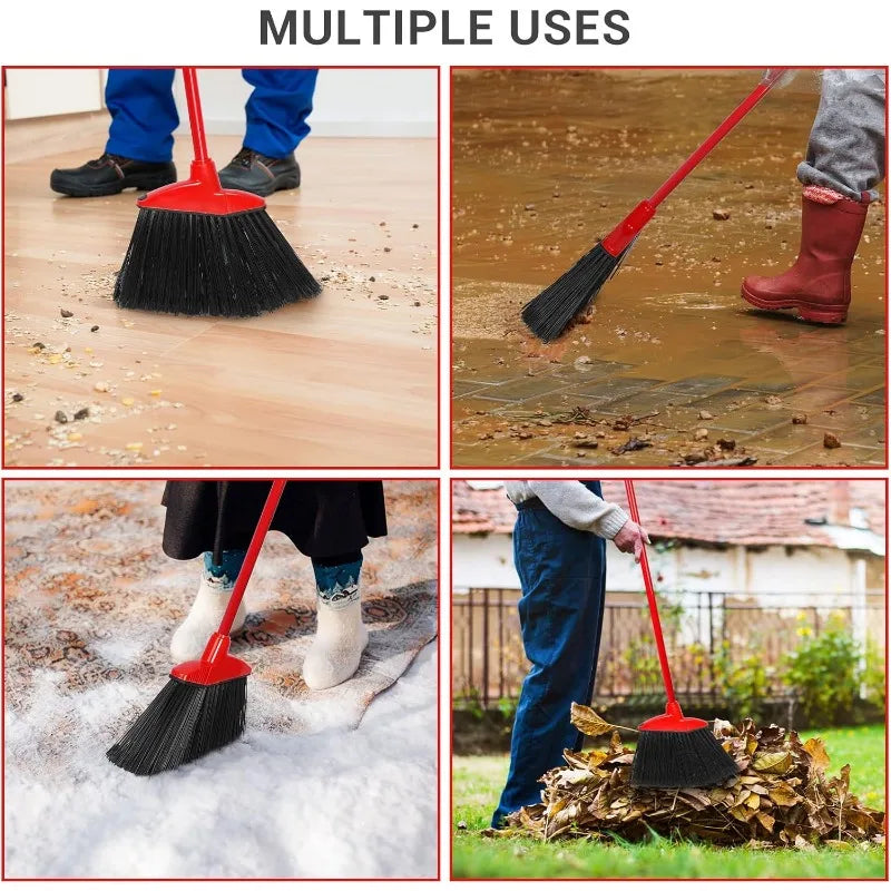Heavy Duty Commercial Angle Brooms (12-Pack)
