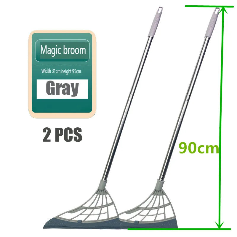 Magic Broom Floor Cleaner With Squeegee