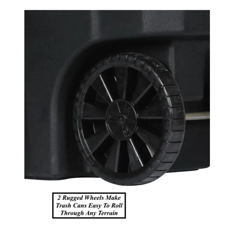 Heavy Duty 64 Gallon Garbage Trash Can