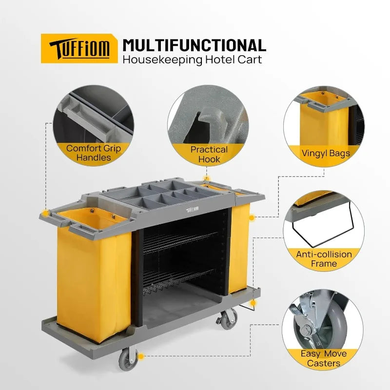 Commercial Hotel & Housekeeping Cart On Wheels