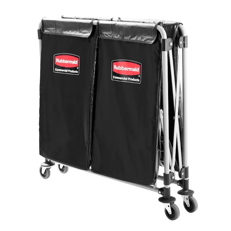 Commercial Collapsible Utility Cart (Split 8 Bushel Bins)