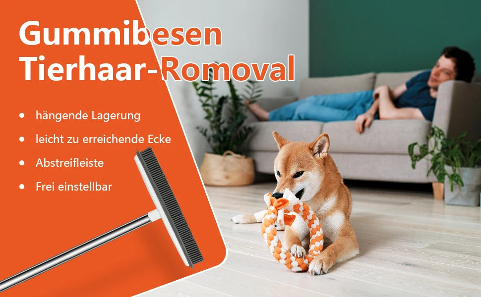 Heavy Duty Silicone Push Broom