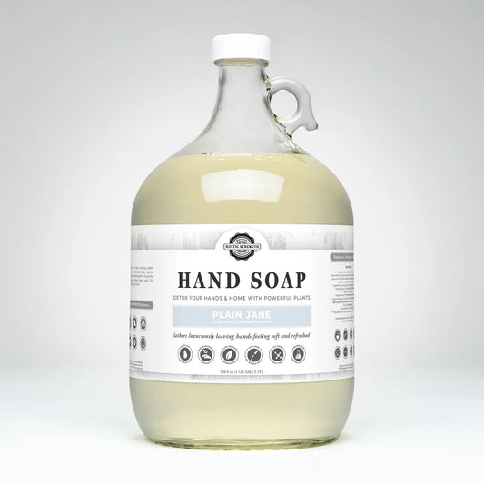Plant-Based Hand Soap In Glass