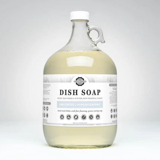 Dish Soap | Sulfate Free - Soft On Skin | Powerful Cleaner In Glass
