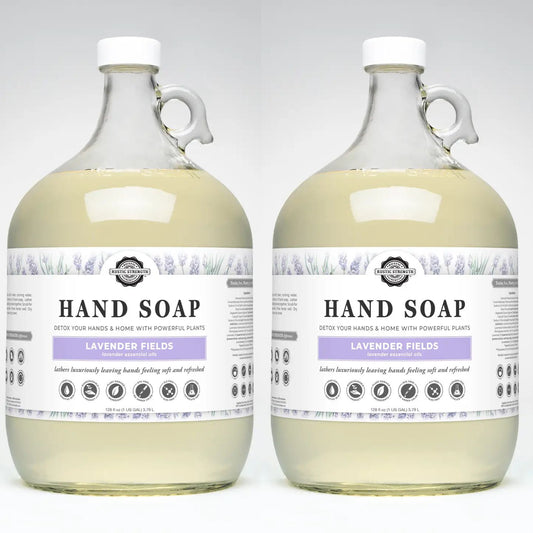 Plant-Based Hand Soap | Eco-Friendly in Glass Bottle (Two Pack)