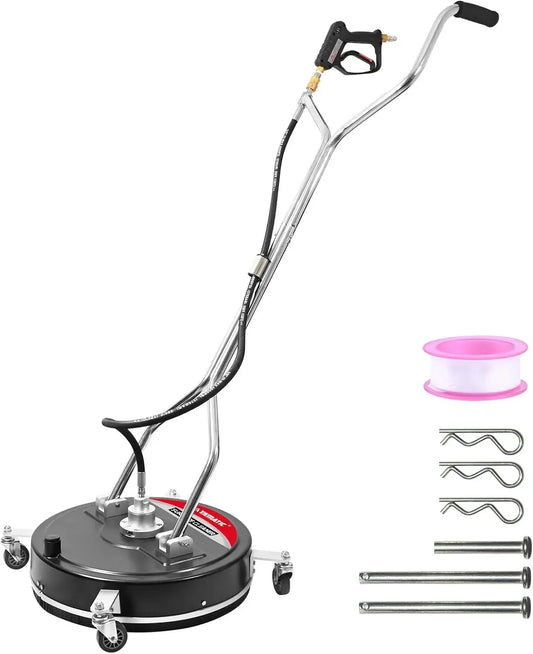 20" Pressure Washer Surface Cleaner with Dual Handles