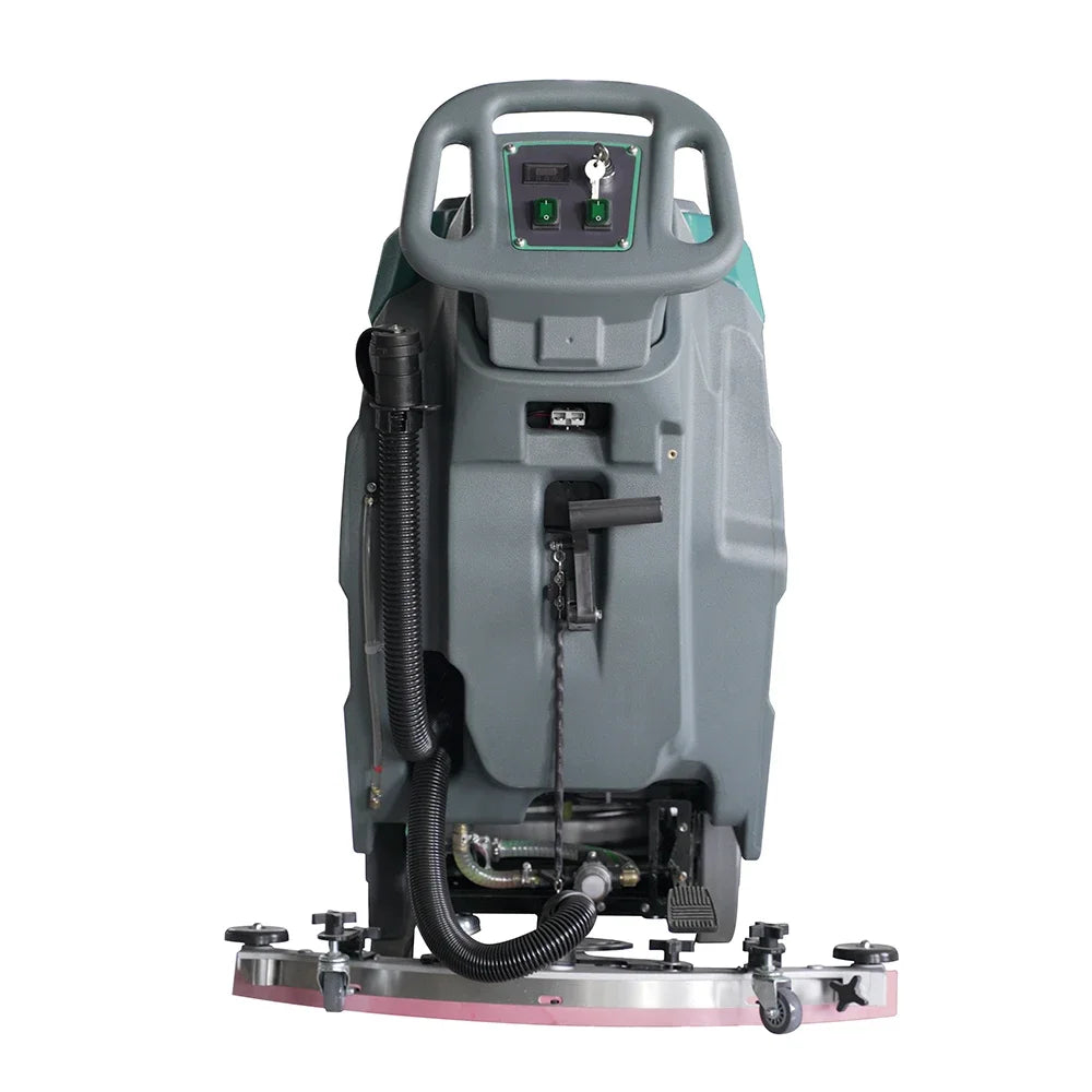 Battery Powered Walk Behind Commercial Floor Scrubber & Dryer