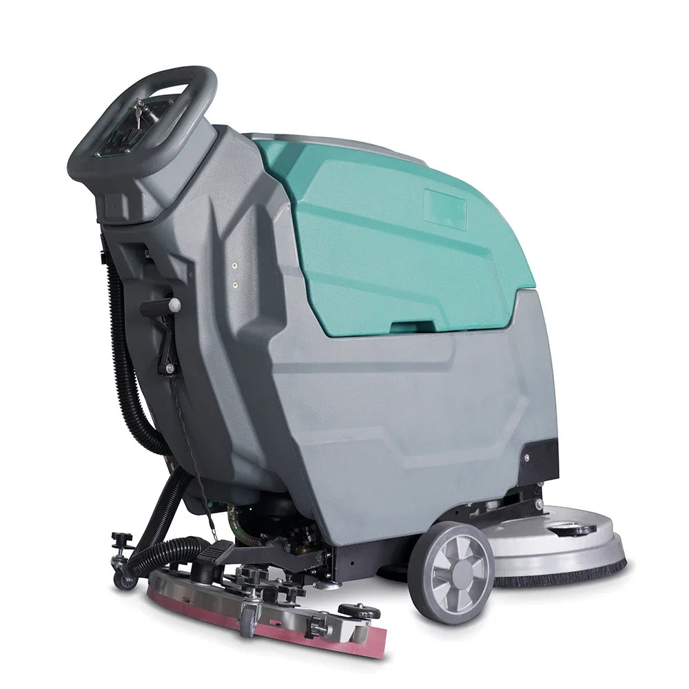 Battery Powered Walk Behind Commercial Floor Scrubber & Dryer
