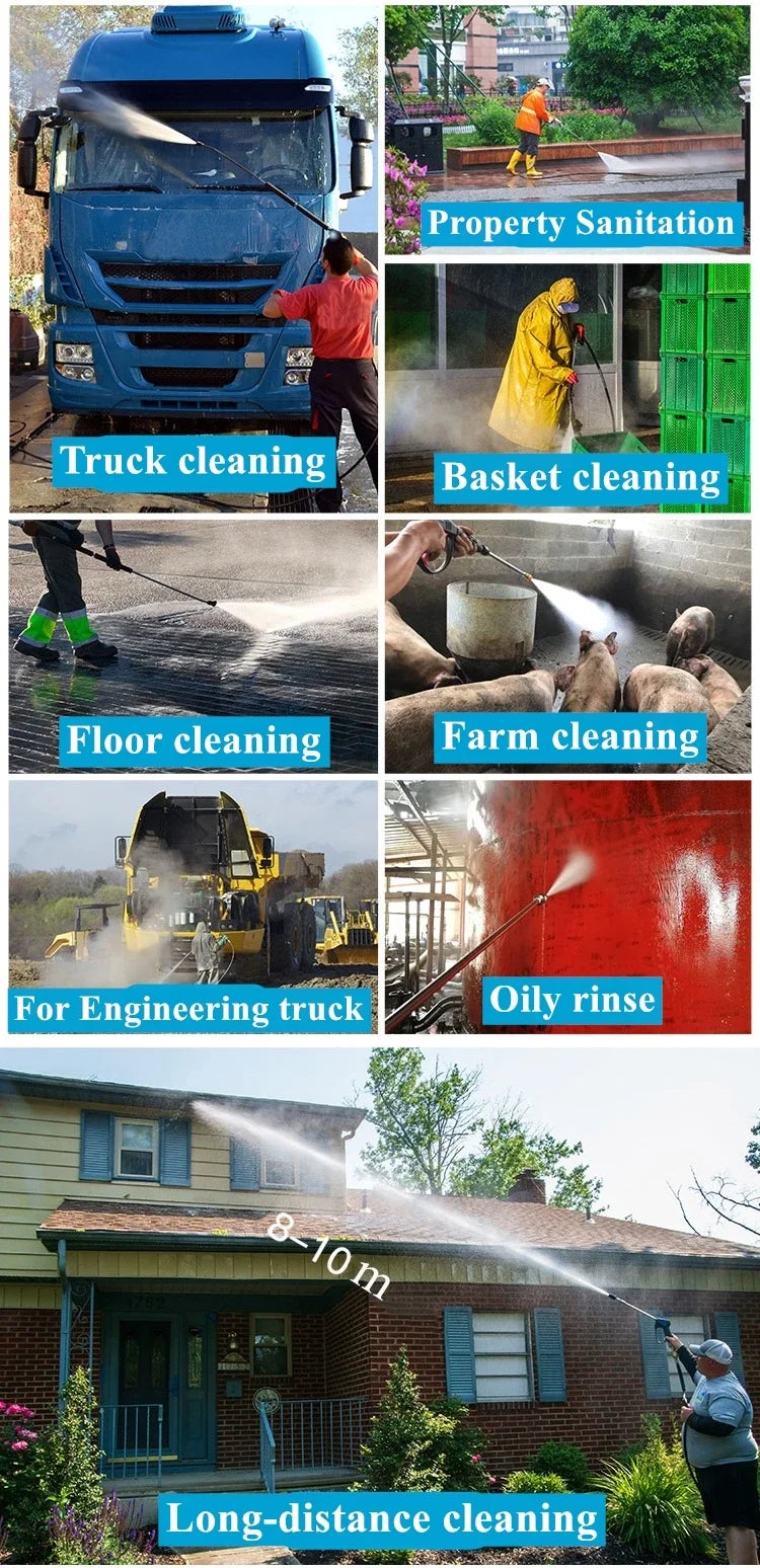 Commercial Multi-Function Gas Powered Pressure Washer