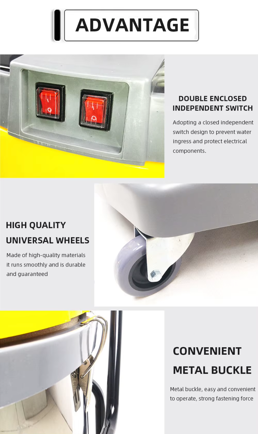 70L/30L High-Power Industrial Vacuum Cleaner
