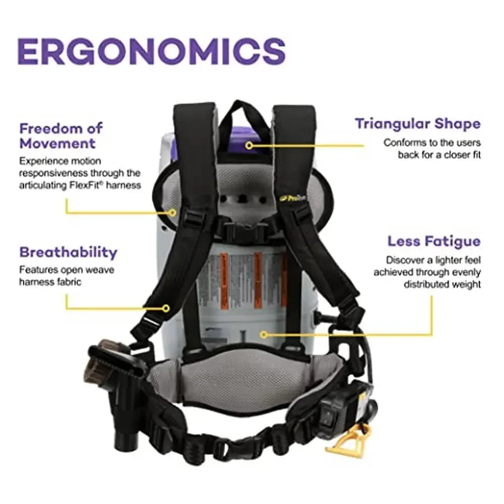 Commercial Super Coach Pro 6 Backpack Vacuum