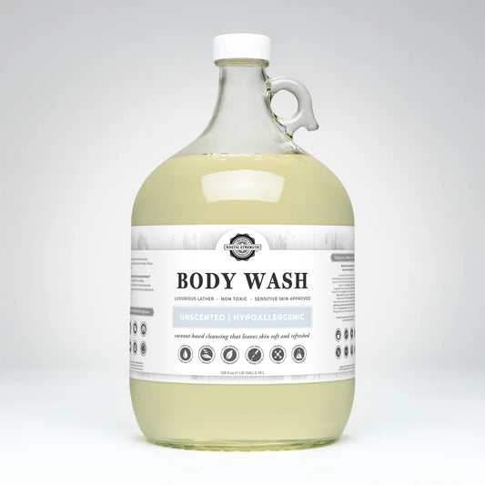Hypoallergenic Moisturizing Body Wash In Glass